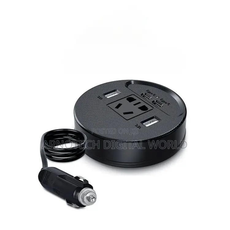 Car Power Inverter 150w Dc 12v -Ac 220v 2usb+2type-C Universal Socket