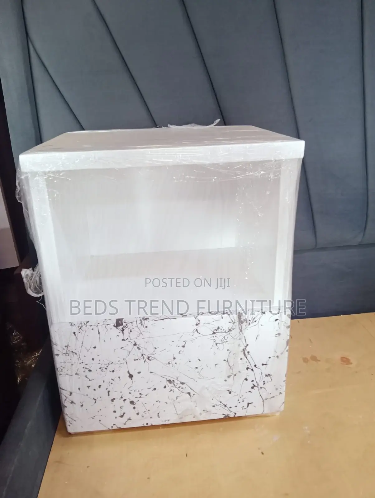 White Bedside Table