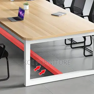 Boardroom Table; 2.4m Meeting Table With Hidden Cable Management
