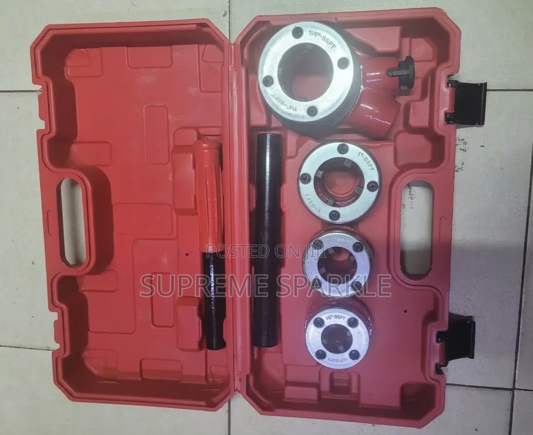 Ratchet Pipe Threader Kit/ Ratchet Die Stock 1/2" ,3/4",1" and 11/4".