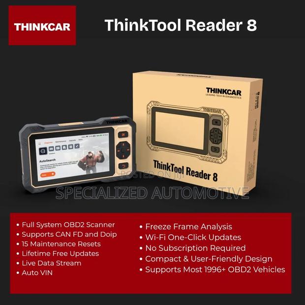 Thinkcar Thinktool Reader 8 Vehicle Obd-Ii Diagnosis Machine