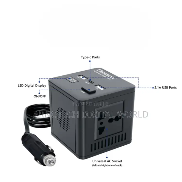 Car Inverter 12v/24vto 220v Portable Inverter Output Socket