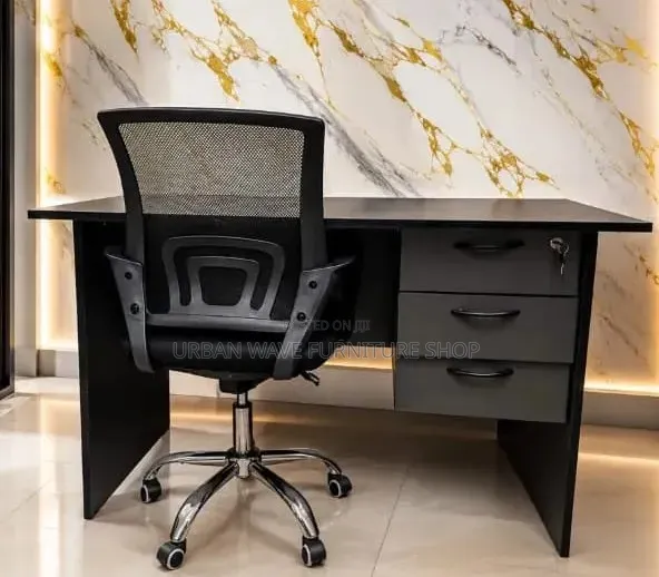 Grey Back Desk Chair Sets Resp