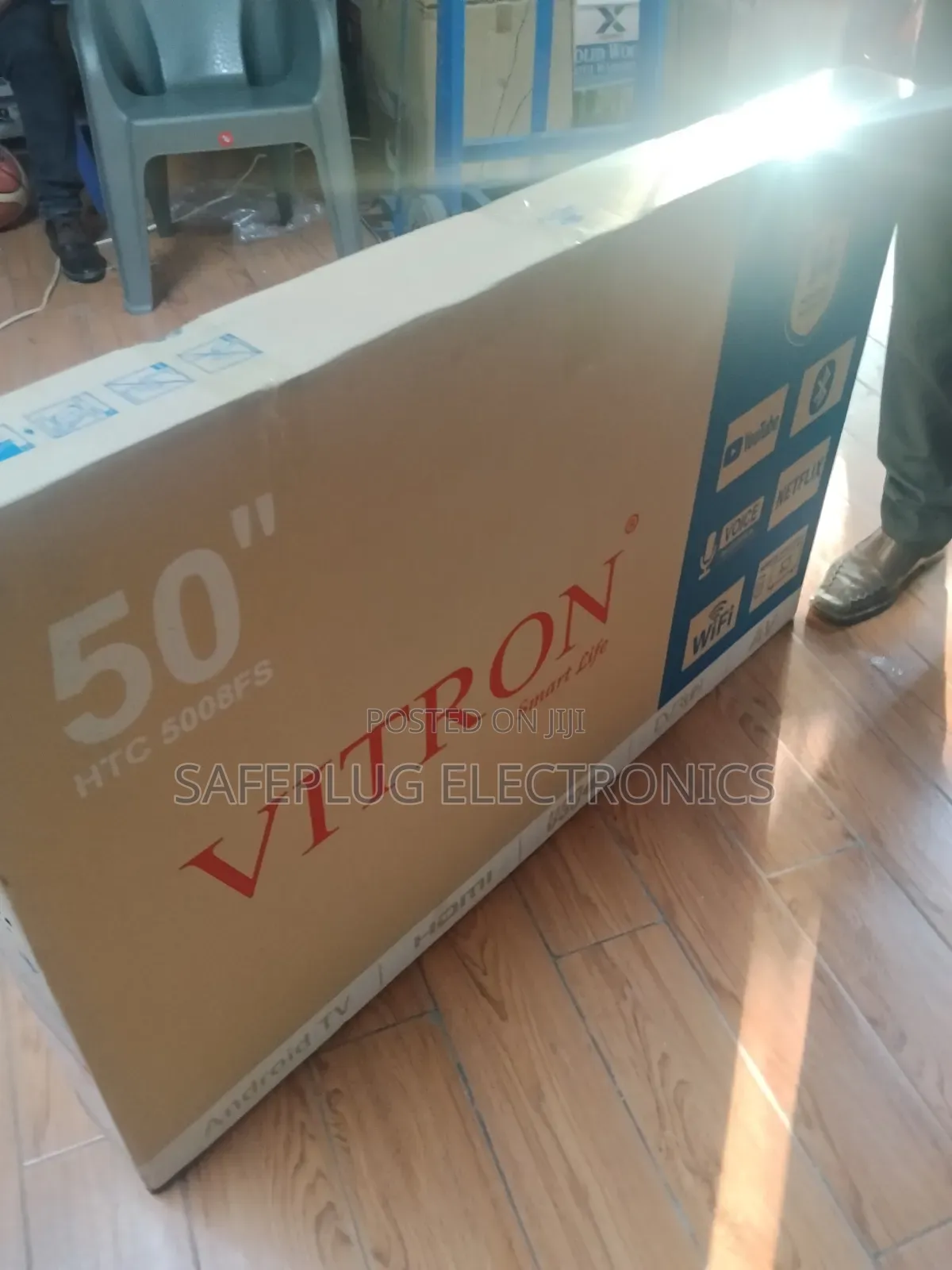 Vitron 50” Smart Tv – Built-in Wifi, Youtube Netflix