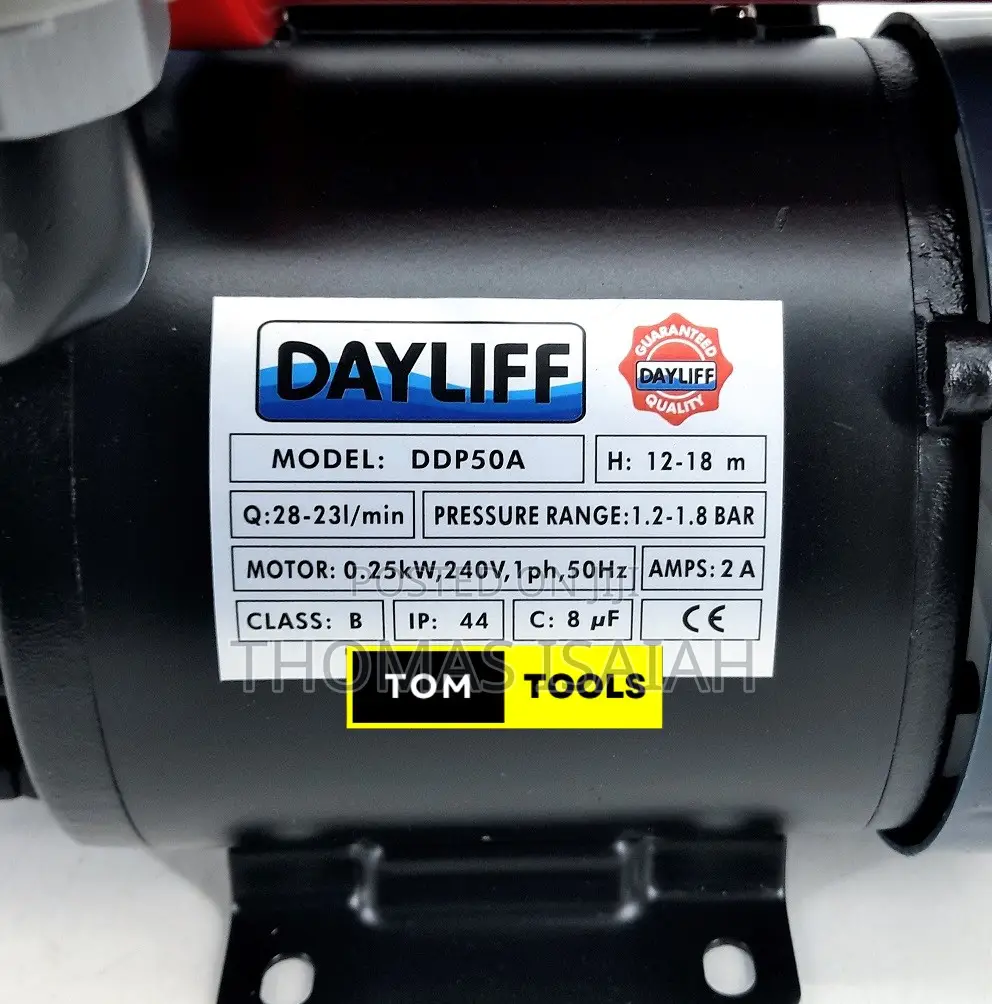 Dayliff DDP 50a Automatic Pressure Controlled Booster Pump