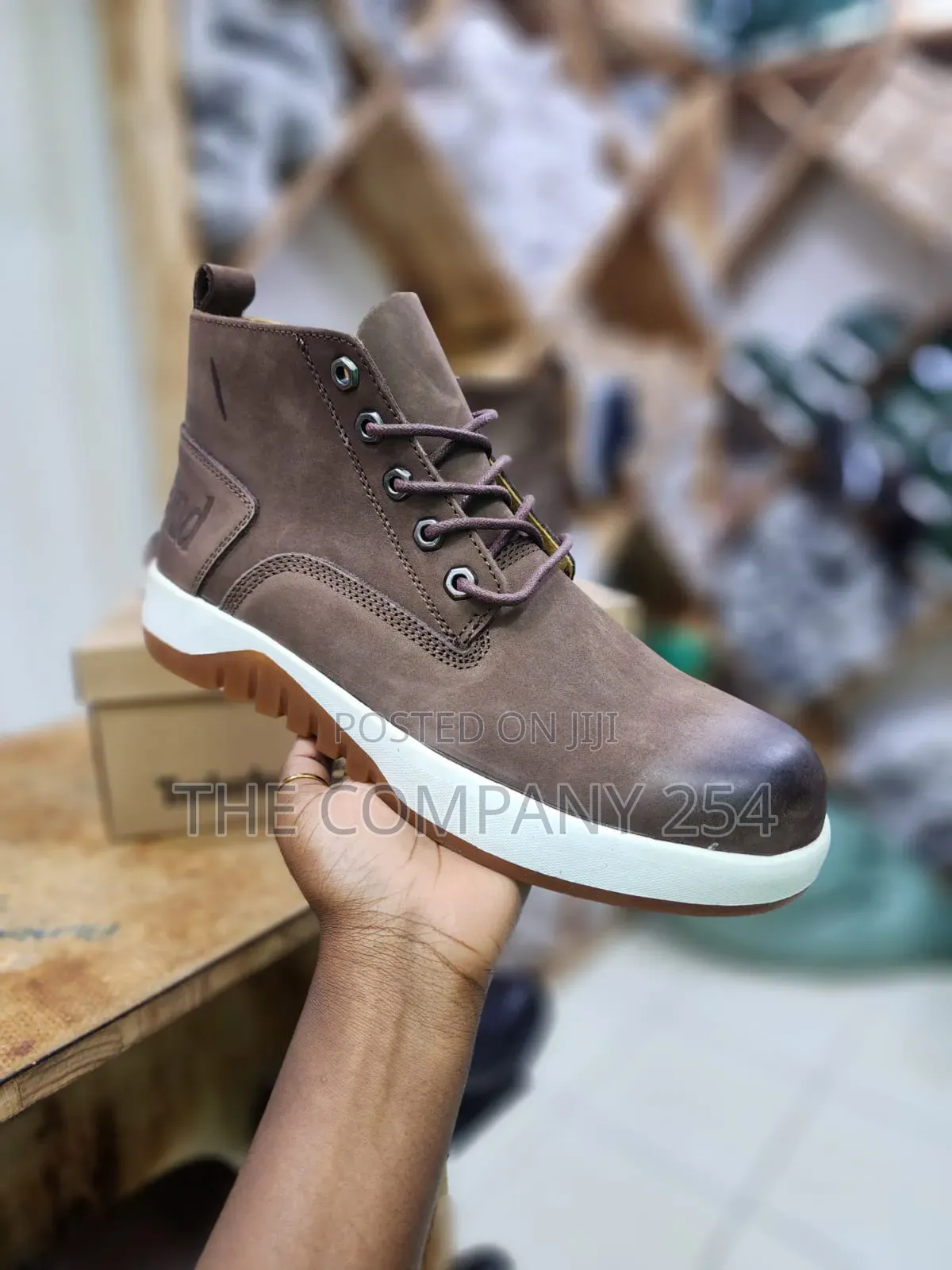 Quality Casual Leather Timberland Men Rubber Sole Shoes