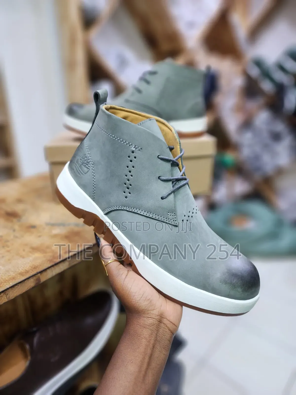 Quality Casual Leather Timberland Men Rubber Sole Shoes