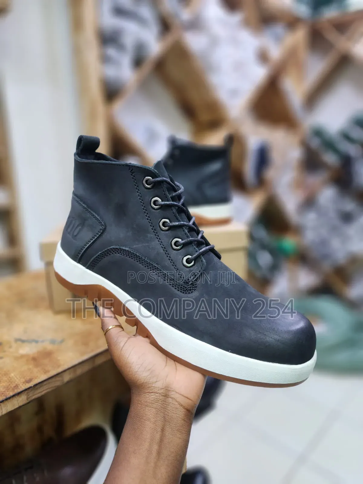 Quality Casual Leather Timberland Men Rubber Sole Shoes