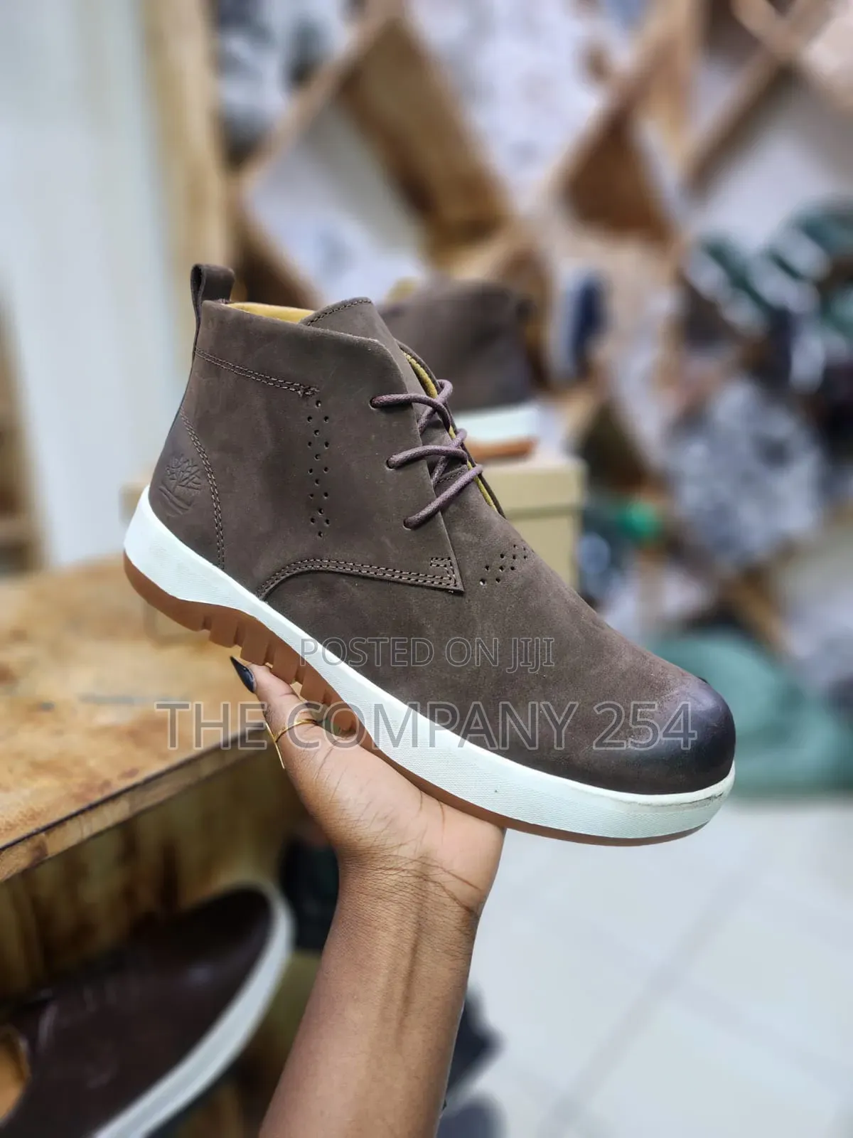 Quality Casual Leather Timberland Men Rubber Sole Shoes