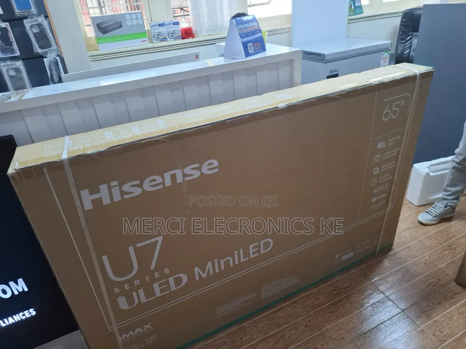 Hisense 65u7n 65 Inch Mini-Led Uled Tv Smart 144hz Quantum Dot HDR