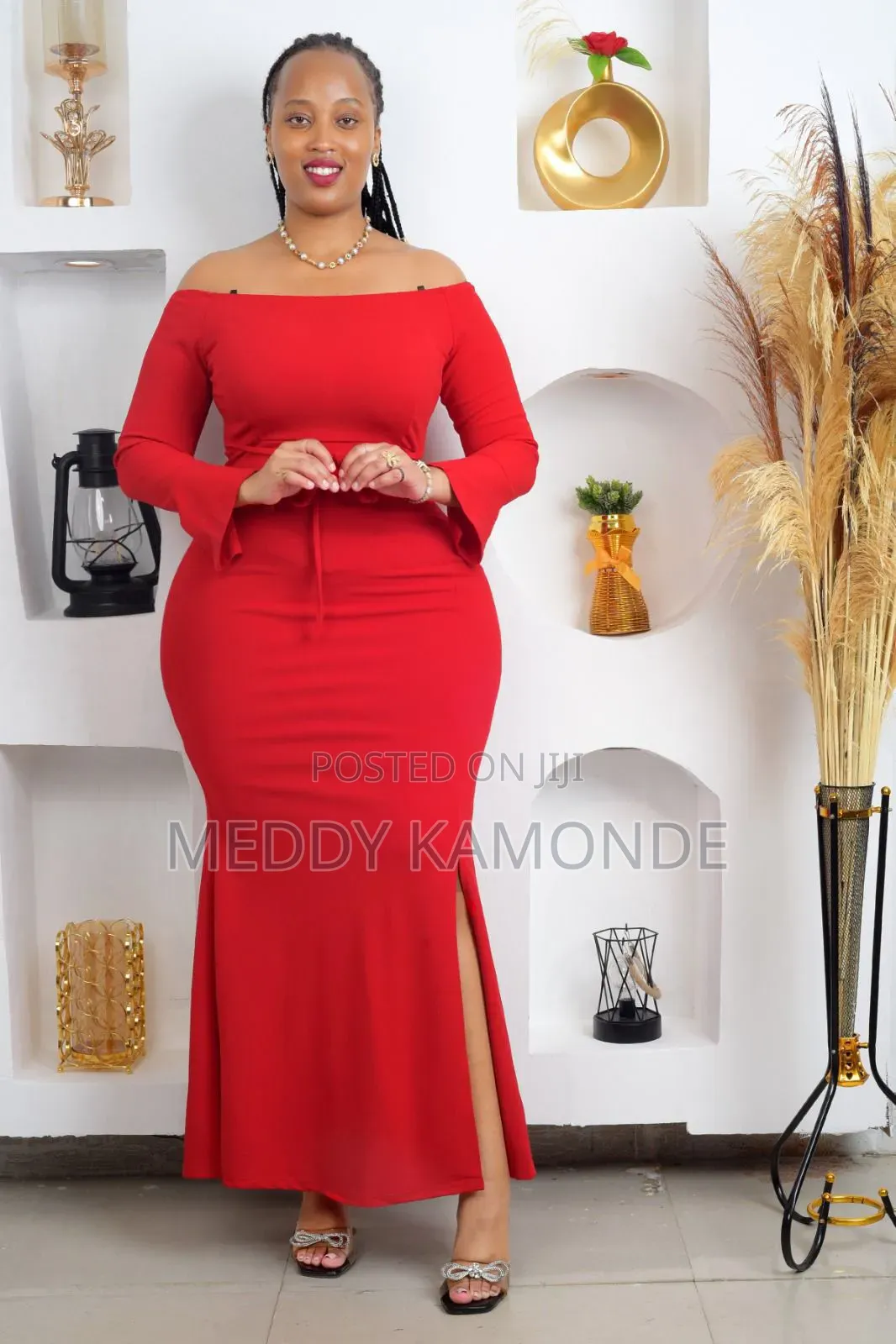 Red Long Dinner Dress