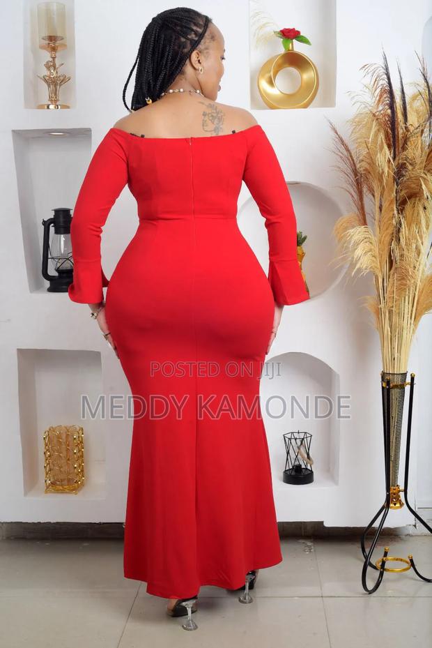 Red Long Dinner Dress - thumbnail 2