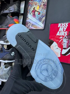 . Nike Jordan 5 Retro Low PSG Shoes in a Pumice and Game Royal