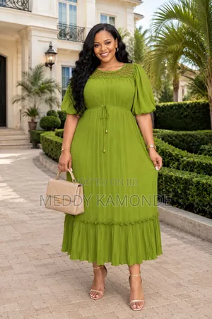 Nude Chiffon Maxi/Long Dress