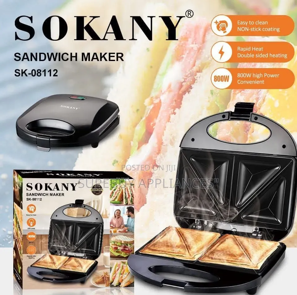 Sokany 2 Slice Sandwich Maker