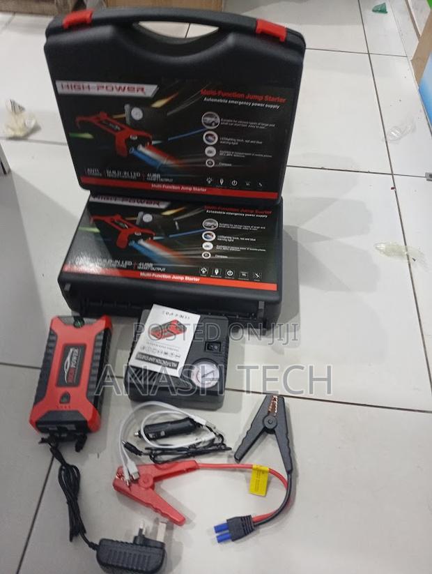 Emergency Car Jump Starter Kit – Power Bank With Led Light