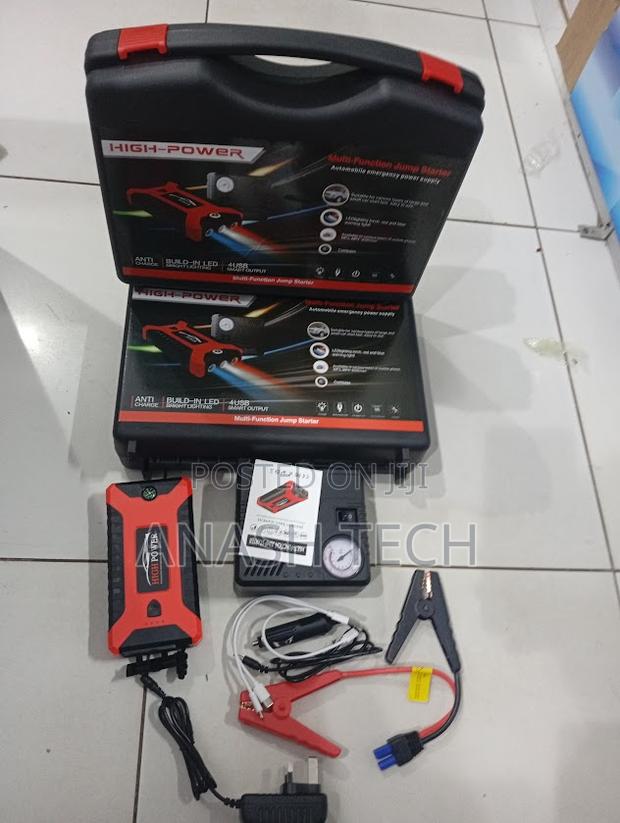 . Portable Car Battery Starter – Multi-Function Power Bank