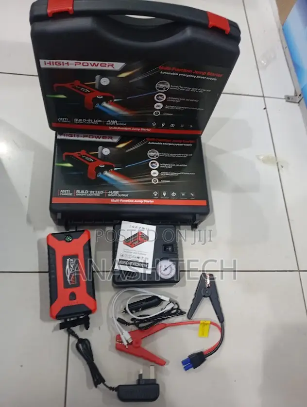 Car Jump Starter Kit – Portable Power Bank for Emergencies