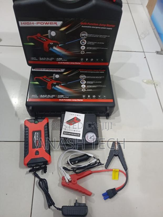 Portable Jump Starter With Flashlight – Car Emergency Tool - main view