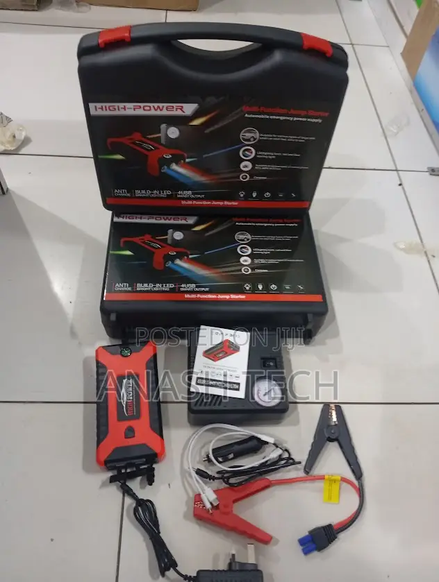 Compact Jump Starter Power Pack Car Battery Booster