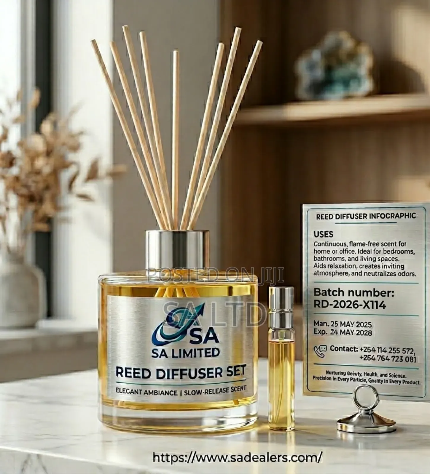 Reed Diffuser Set