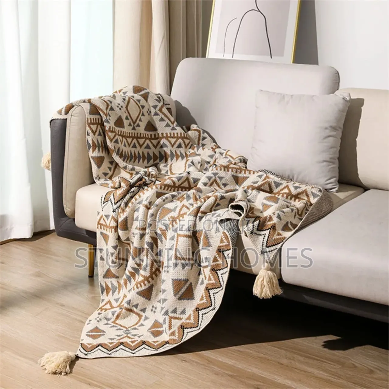 Nordic Bohemian Knitted Throw Blankets