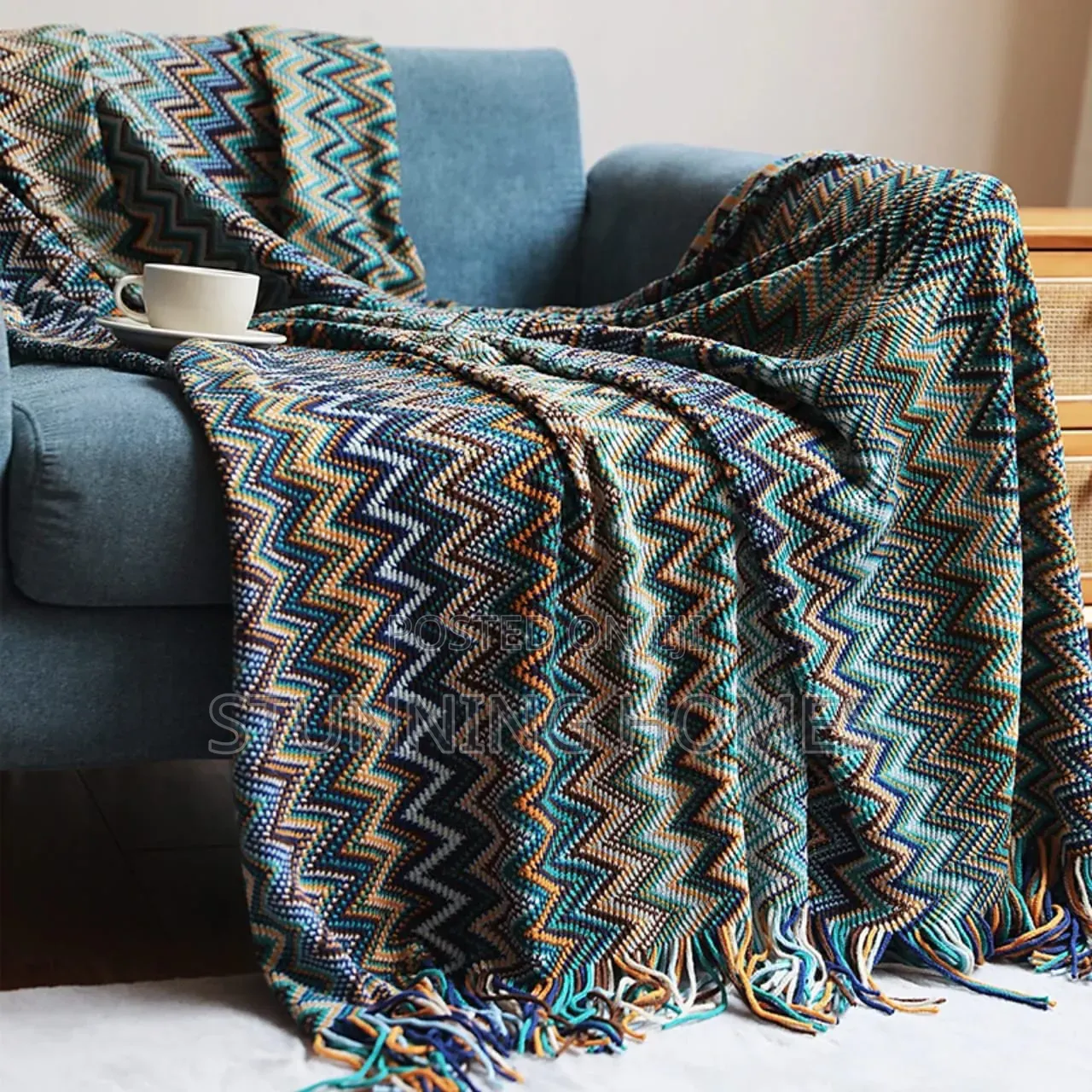 Acrylic Cashmere Throw Blanket