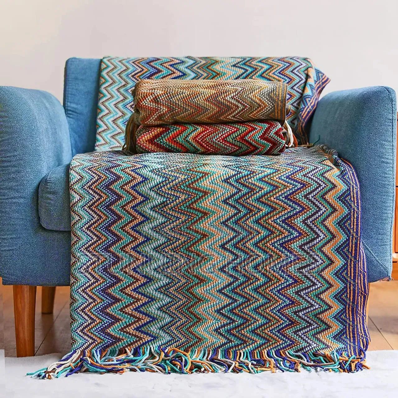 Acrylic Cashmere Throw Blanket