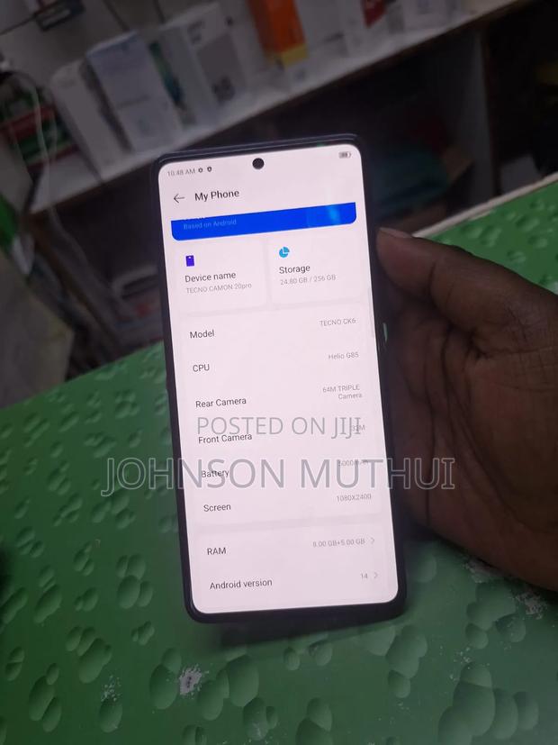 Tecno Camon 20 256 GB Blue - thumbnail 3
