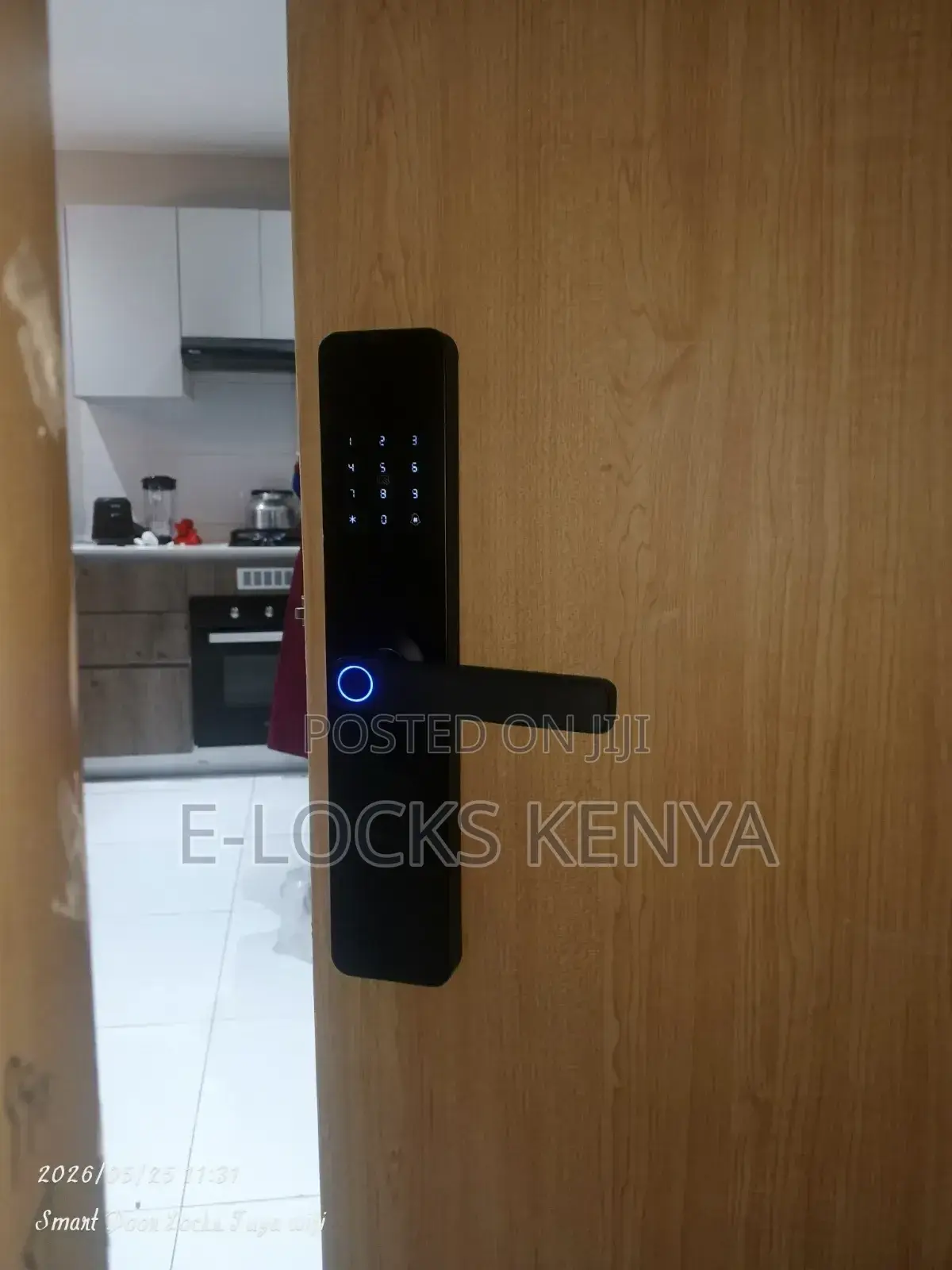Smart Lock Dual Fingerprints Password Card App Control Lock Security