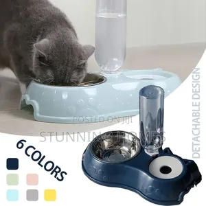 Automatic 2 in 1 Pet Bowl With Water Dispenser