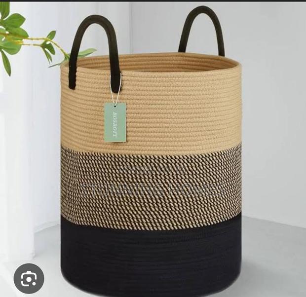 Multipurpose Storage Cotton Rope Baskets - main view