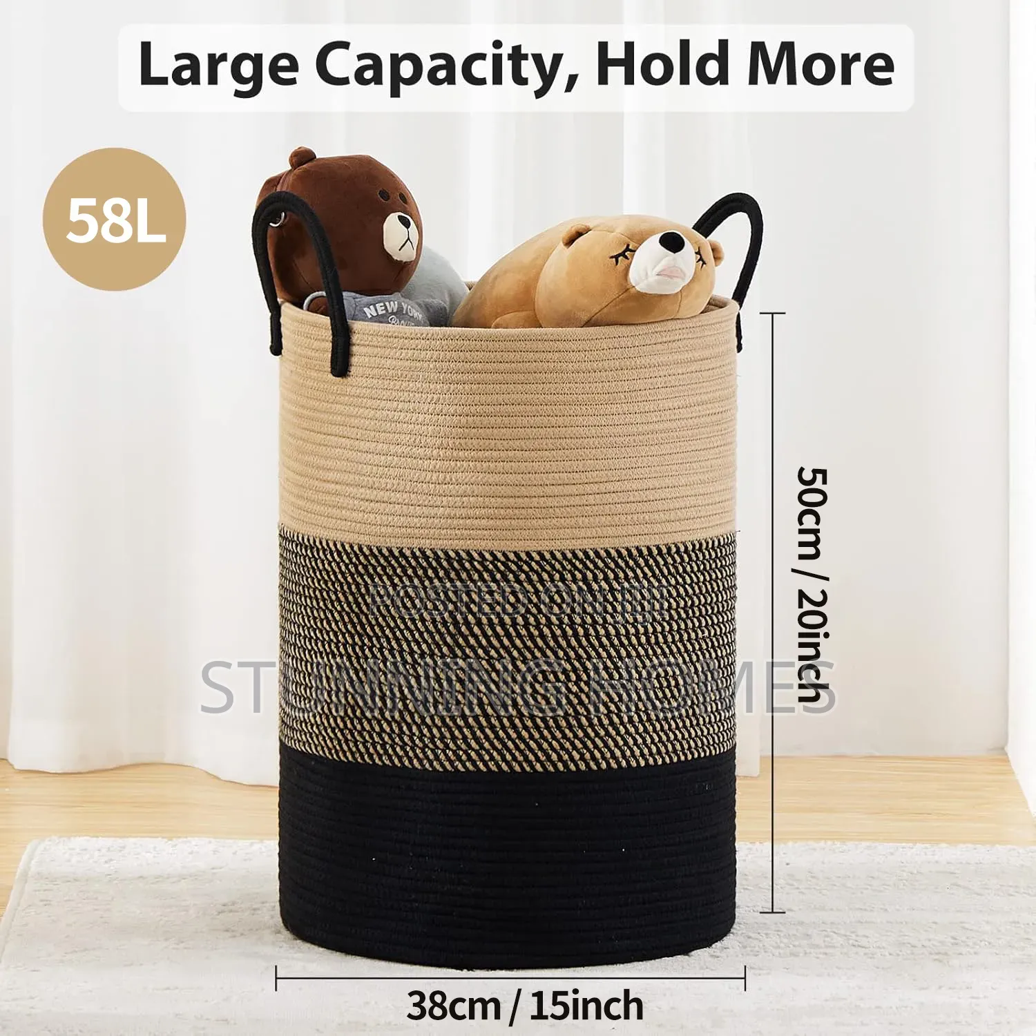 Multipurpose Storage Cotton Rope Baskets