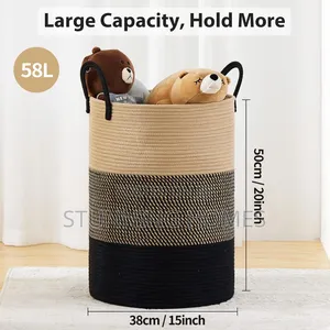 Multipurpose Storage Cotton Rope Baskets