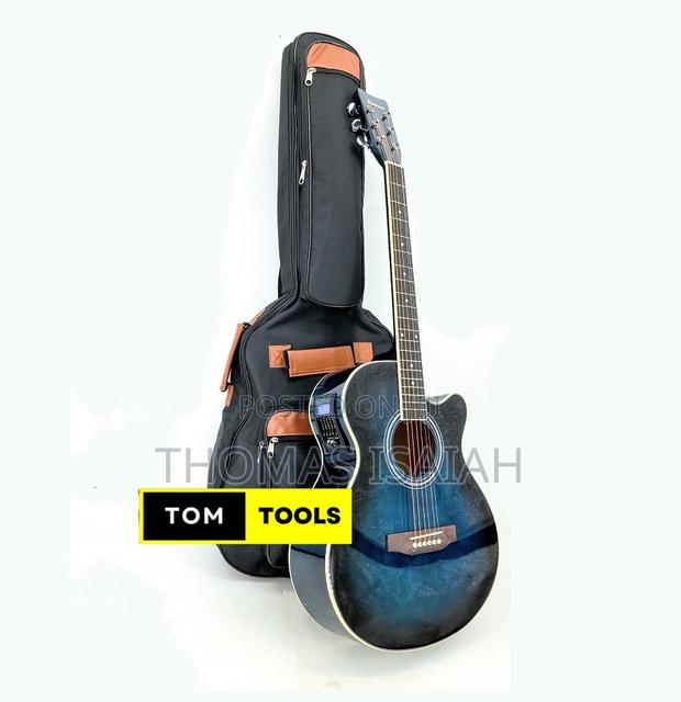 Generic 40 Inch Ibanez Electro Semi Acoustic Guitar With Padded Bag - thumbnail 4