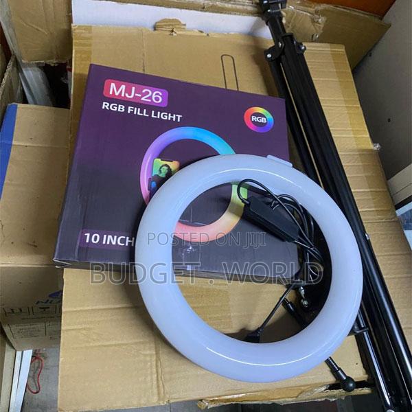 Adjustable 13 Inch RGB Led Ring Light for Studio and Home Use - main view