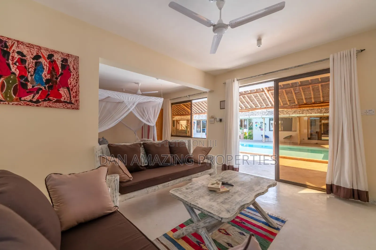 Furnished 10bdrm Villa in Beach Rd On 1/2 Acre, Diani for sale