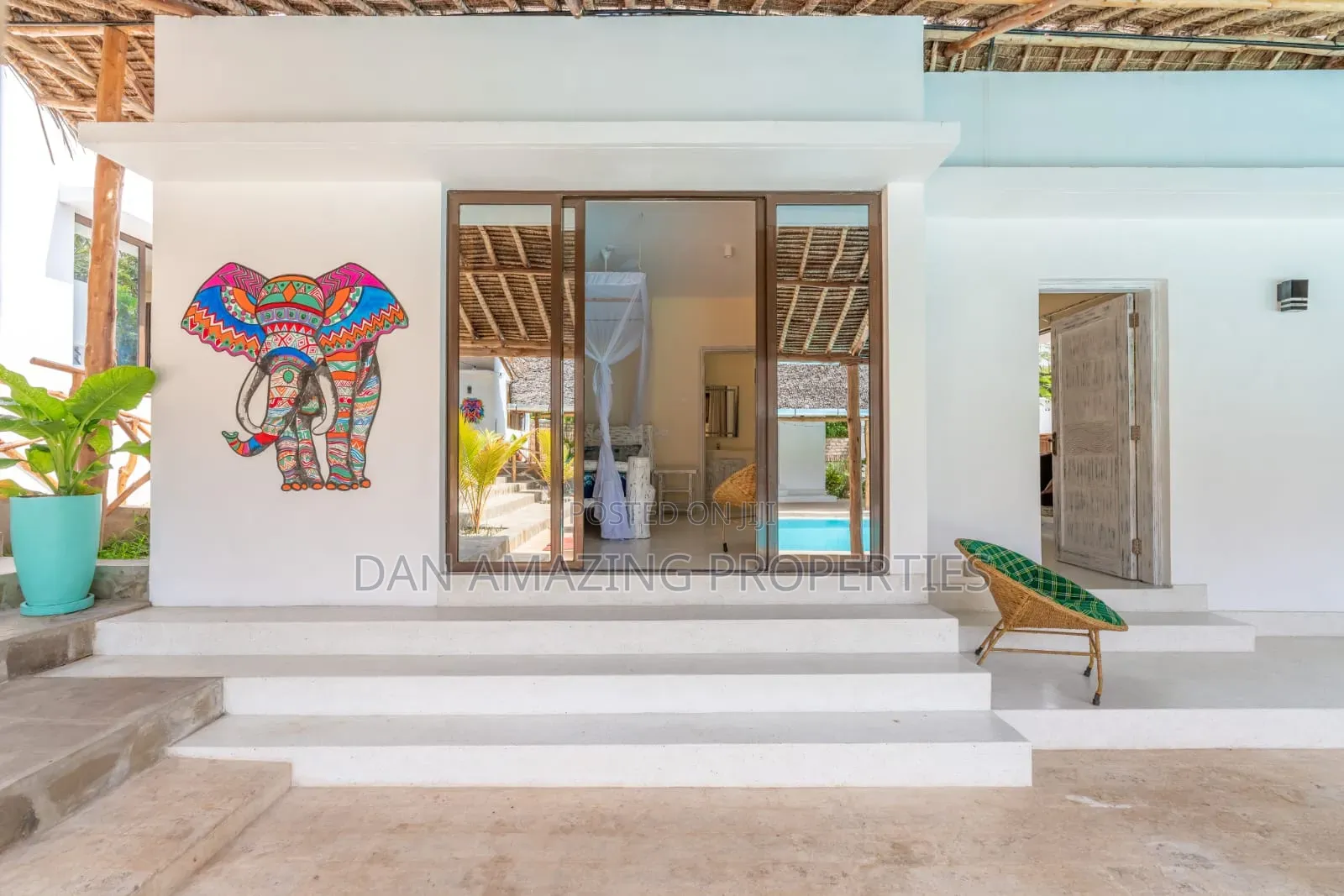 Furnished 10bdrm Villa in Beach Rd On 1/2 Acre, Diani for sale