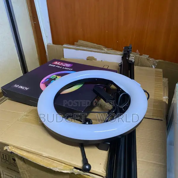 Adjustable 14 Inch RGB Led Ring Light for Vlogging and Streaming