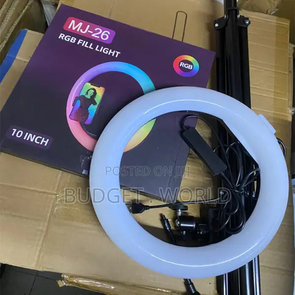 Multi-Color 14 Inch RGB Ring Light for Professional Content Creation