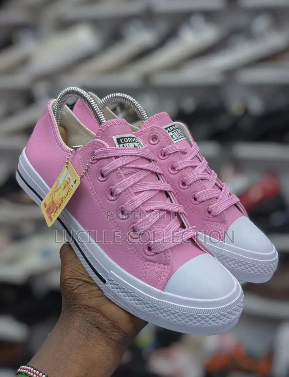 Leather Converse