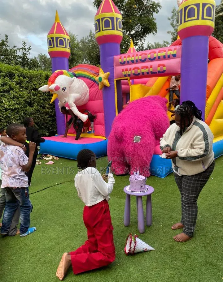 Unicorn Bouncing Castle for Hire