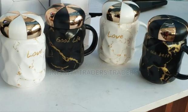 Gift Ceramic Mug With Lid