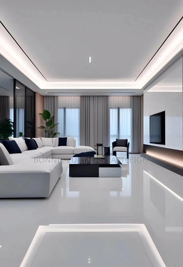 Light Grey Curtains for Modern Living Room Functionality - main view