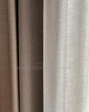 Sky Blue and Brown Curtains for Modern Bedroom