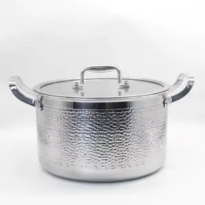 10 PCS Premium Tri-Ply Stainless Steel Cookware Set (Pot Pan)