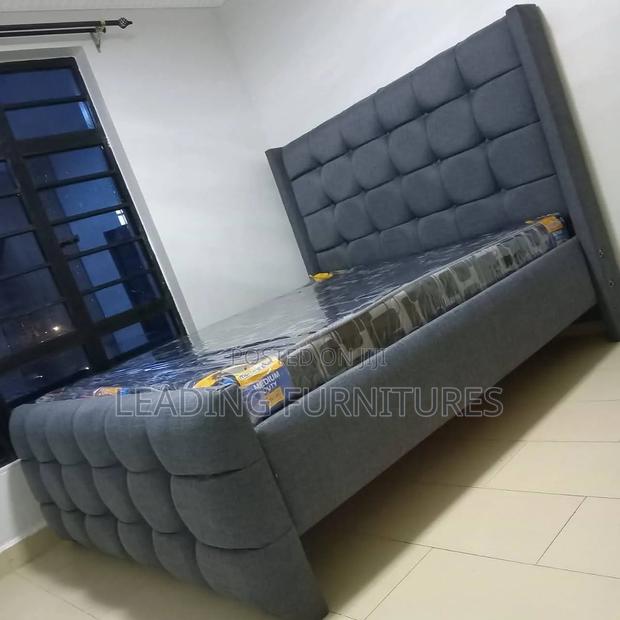 5x6 Bed+Mattress Gray