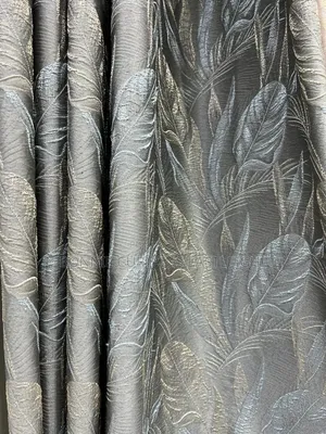 Off White Plain Curtain and Sheers With Rings