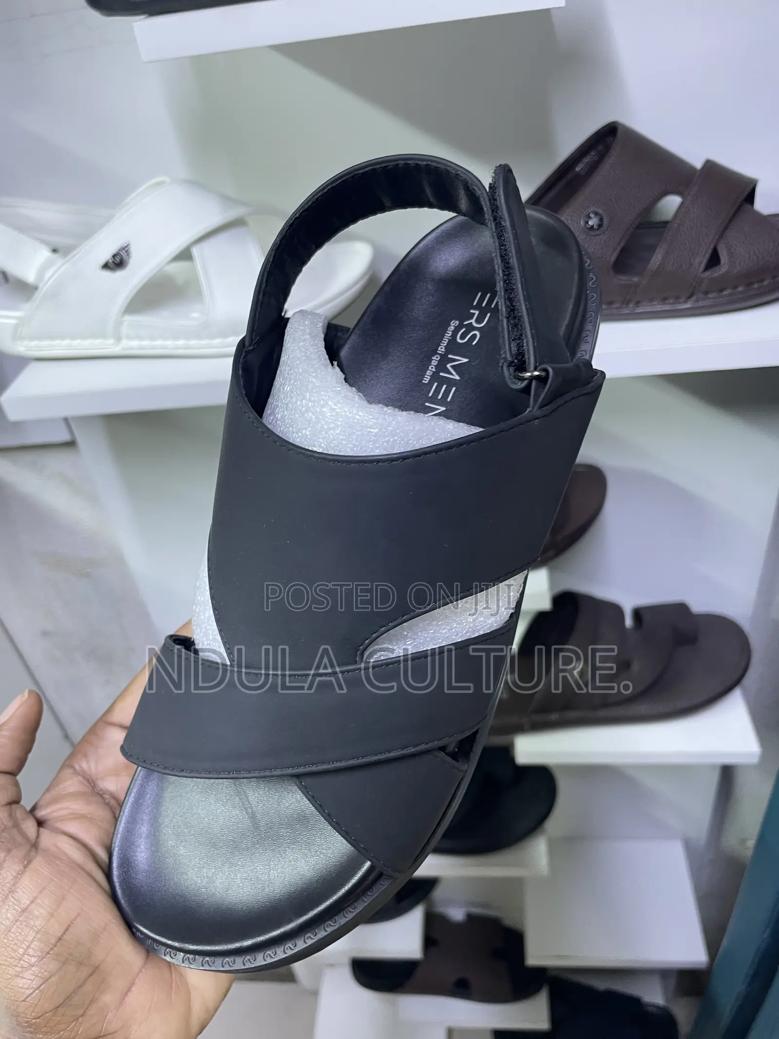 1 Step Soft Sole Leather Sandals