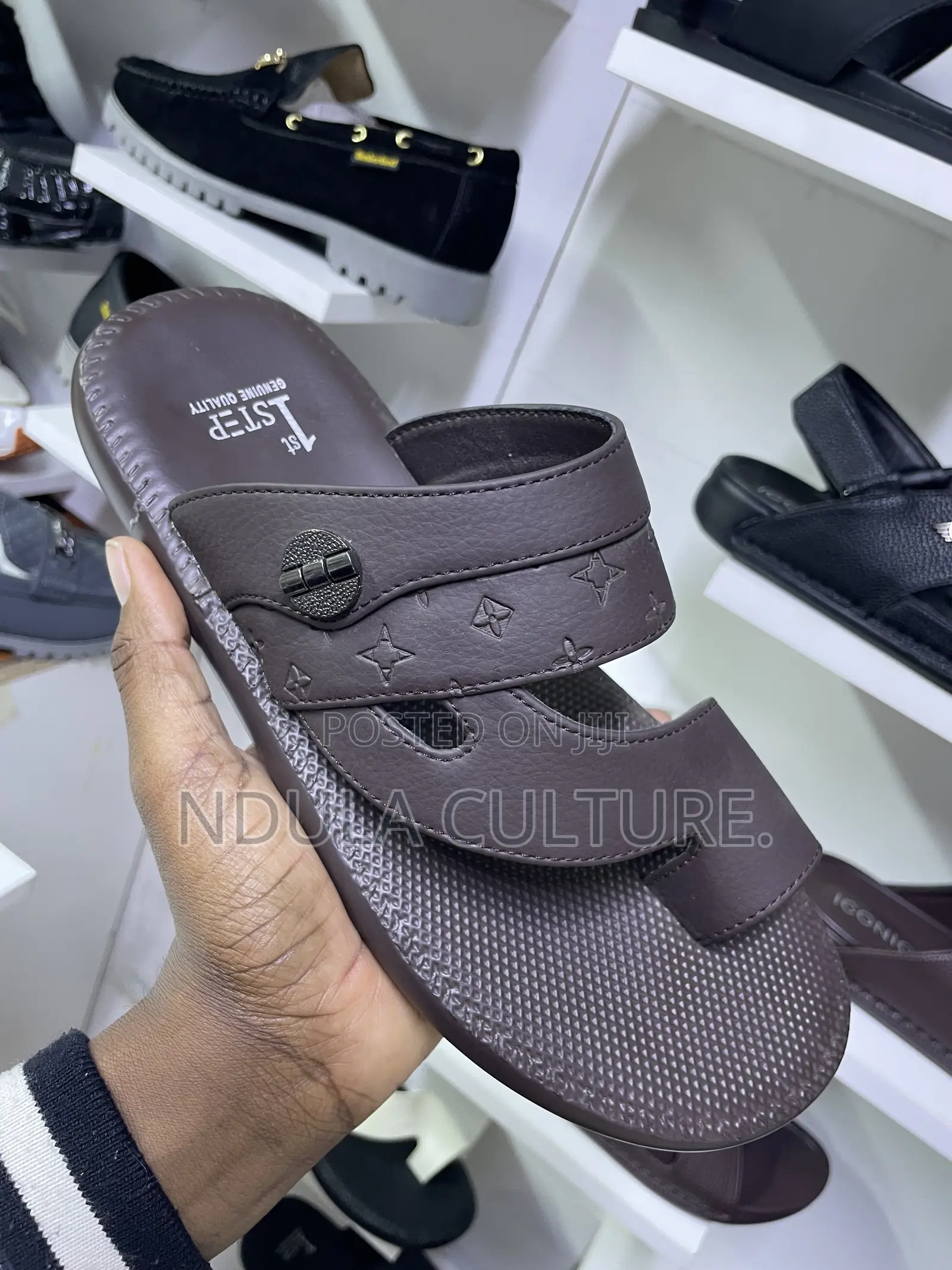 1 Step Soft Sole Leather Sandals